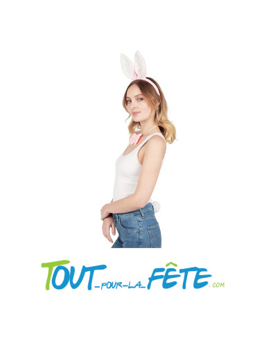 Set de lapin Bunny rose