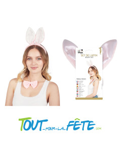 Set de lapin Bunny rose 2