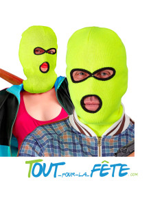 Cagoule fluo jaune 2