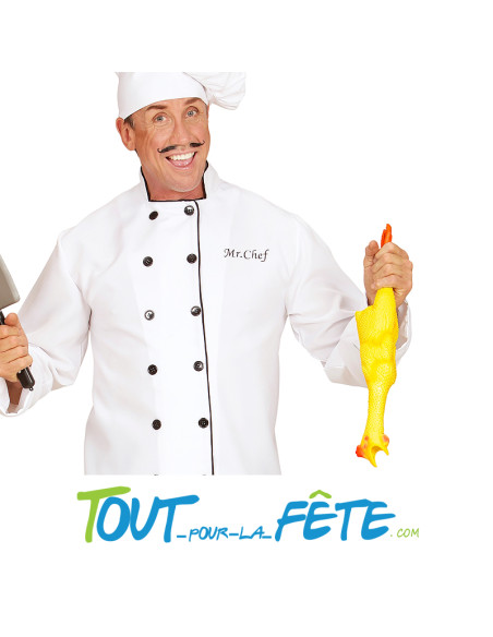 Poulet en caoutchouc 50 cm