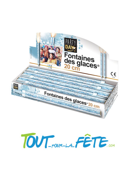 Fontaine à gâteaux ou fontaines scintillantes 20 cm vrac