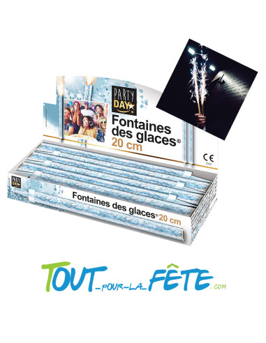 Fontaine à gâteaux ou fontaines scintillantes 20 cm vrac
