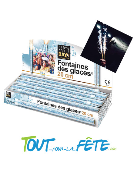 Fontaine à gâteaux ou fontaines scintillantes 20 cm vrac