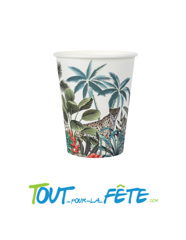 10 gobelets Java / tropical