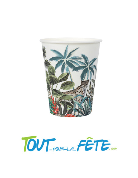 10 gobelets Java / tropical