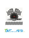 20 serviettes papier racing
