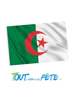 Drapeau polyester Algérie 90 x150 cm