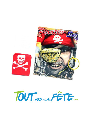Set pirate 3 pièces