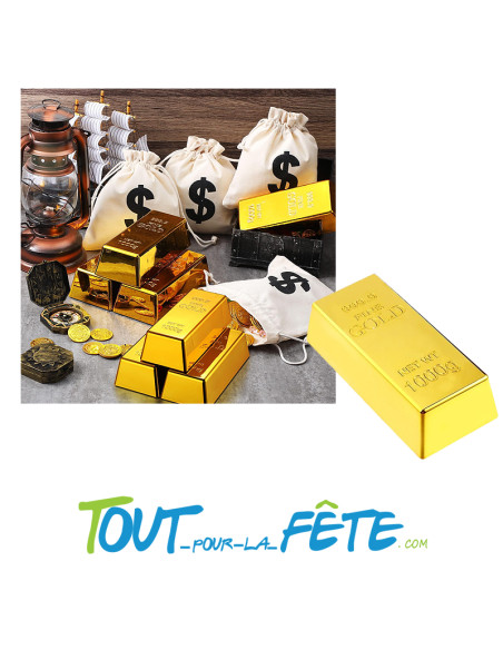 Faux lingot d'or 1kg 16cm