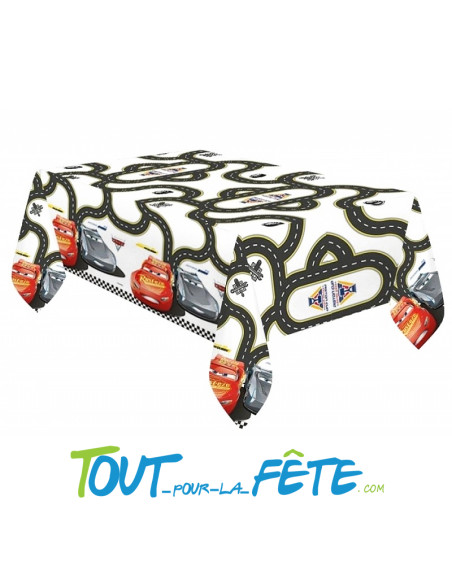 Nappe en plastique Cars 120cm x 180cm