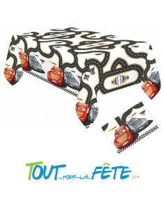 Nappe en plastique Cars 120cm x 180cm 2