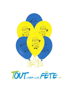Lot de 8 ballons en latex Minions 2