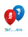 Lot de 8 ballons en latex Sonic