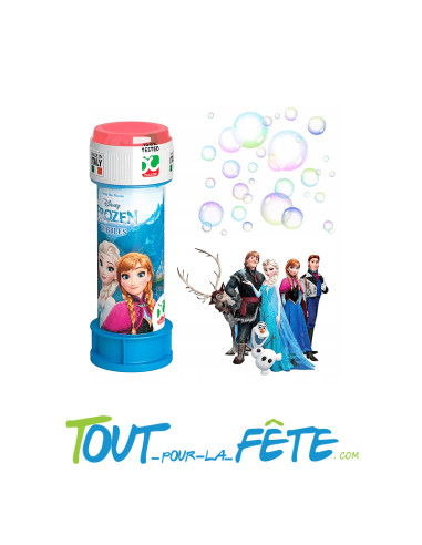 Bulle de savon 60ml La reine des neiges
