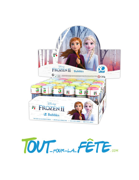 Bulle de savon 60ml La reine des neiges
