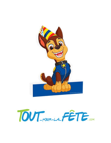 Figurine en liège pat patrouille Chase 29,2 x 21,3