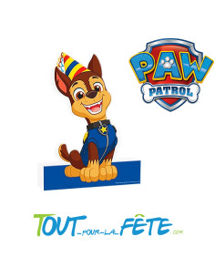 Figurine en liège pat patrouille Chase 29,2 x 21,3