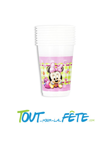 Lot de 8 gobelets Baby Minnie  ©