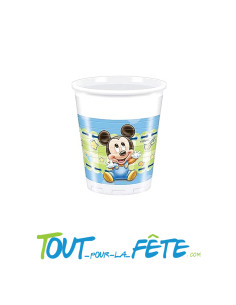 Lot de 8 gobelets Baby Mickey © 2