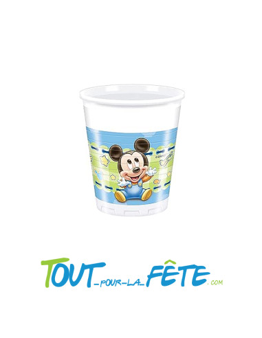 Lot de 8 gobelets Baby Mickey ©