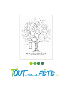 Kit à empreintes ( le nouveau livre d'or de votre mariage )
