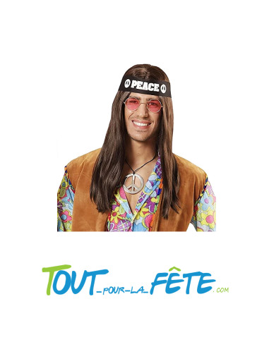 Set hippie ( bandeau - lunettes - collier )