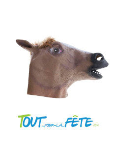 Masque latex tête de cheval 2