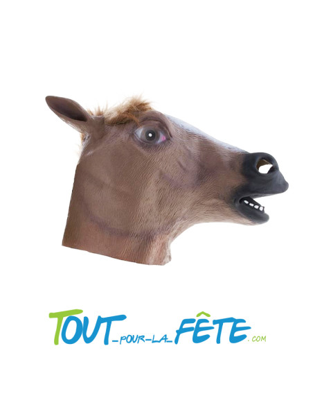 Masque latex tête de cheval