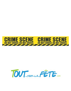 ruban de délimitation "crime scene"