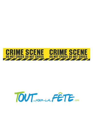 ruban de délimitation "crime scene"