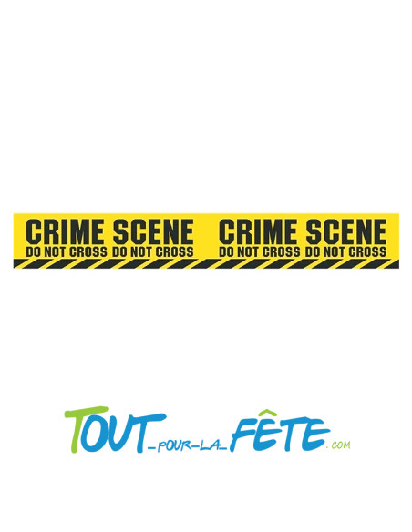 ruban de délimitation "crime scene"