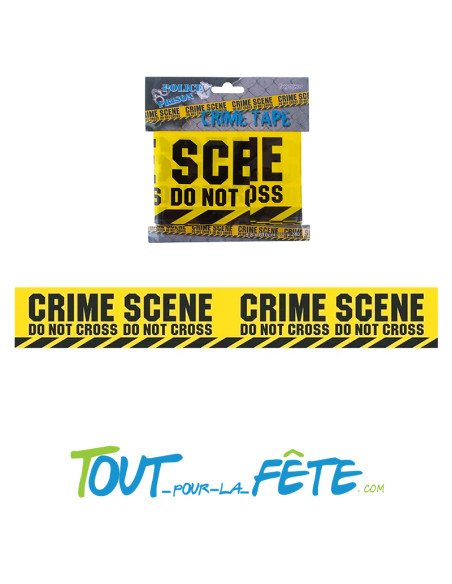 ruban de délimitation "crime scene"