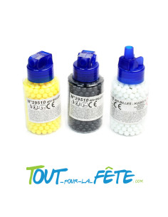lot de 400 billes en plastique pour pistolet ou fusil a billes 2