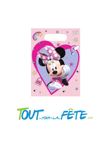 Lot de 6 sacs à cadeau Minnie ©