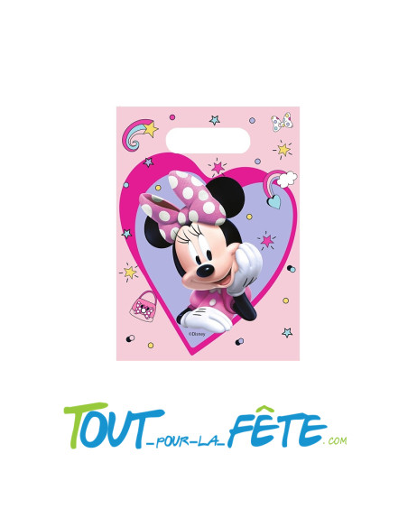 Lot de 6 sacs à cadeau Minnie ©
