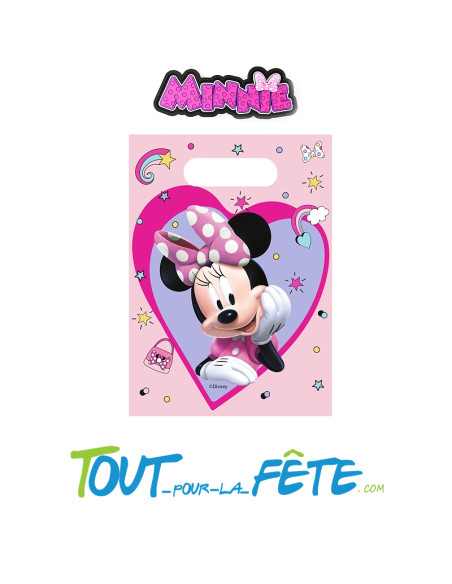 Lot de 6 sacs à cadeau Minnie ©
