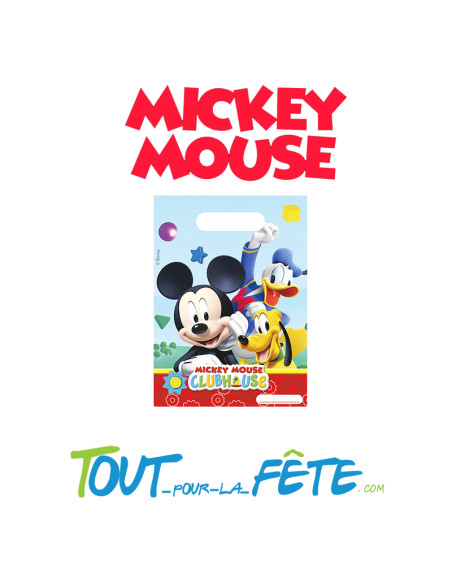 Lot de 6 sacs à cadeau Mickey ©