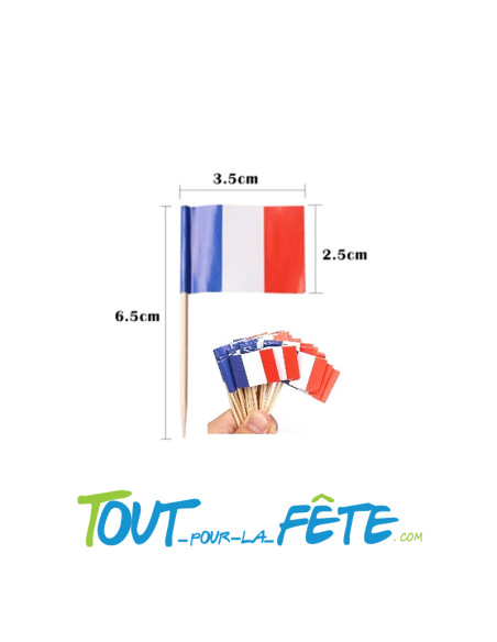 50 pics cocktail drapeau France