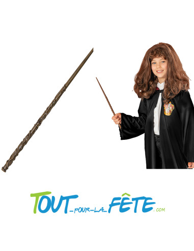Réplique de la baguette d’Hermione Granger avec un effet bois