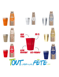 20 Gobelet cups original cup 53 cl