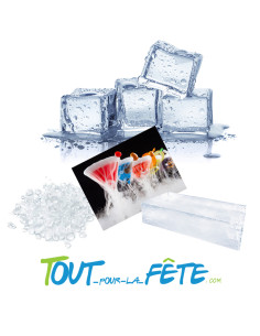 Glaçon glace carbonique bloc de glace glace pilée 2
