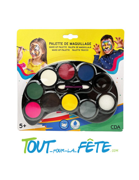 Palette de maquillage ( 8 coloris ) + applicateur + crayons