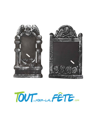Ardoise pierre tombale 39cm ( modèle aléatoire )