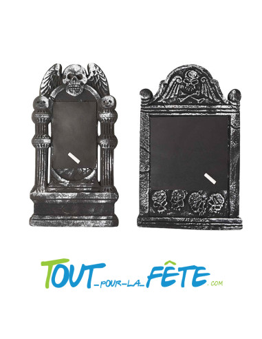 Ardoise pierre tombale 39cm ( modèle aléatoire )