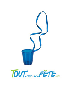 Lot de 6 shooters colliers en plastique EVJF rose - EVG...