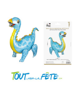 Ballon aluminium Dinosaure articulé 69x66 cm 2