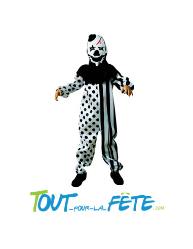 Costume clown terrifier horreur taille enfant