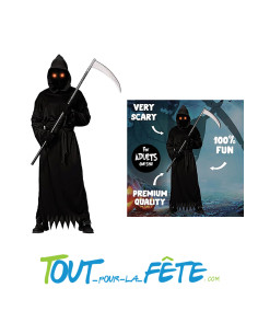 Déguisement grim reaper avec lunettes lumineuses 2