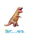 Costume auto gonflable dinosaure T-rex hilarant et démesuré !