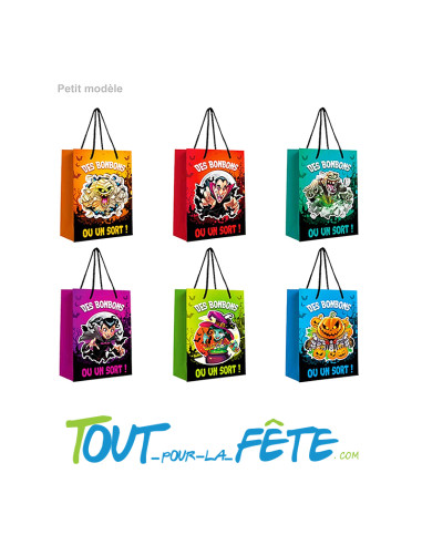 Pochette bonbons Halloween ( modèle aléatoire )